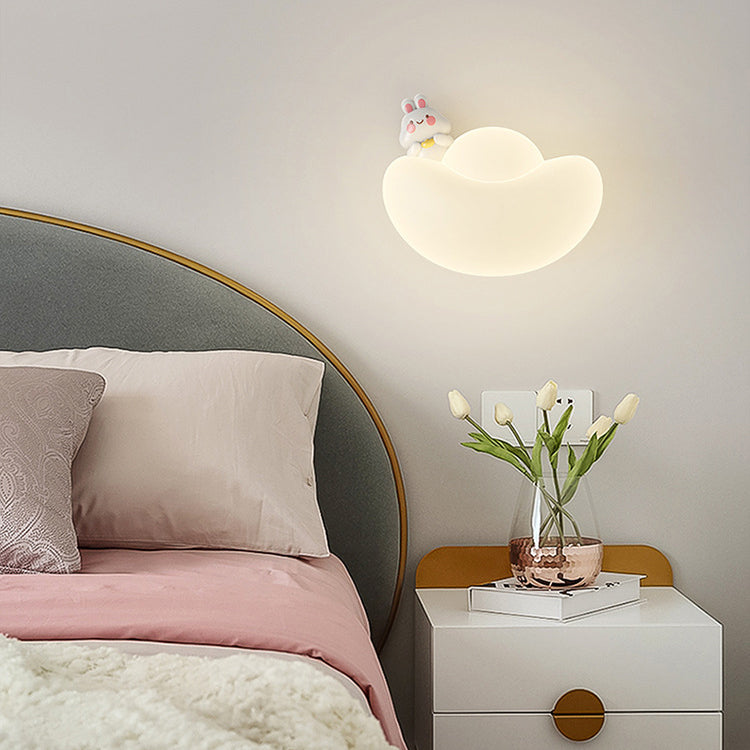 Kids Gold Bullion Animal Wealthy God LED Wall Sconce Lamp