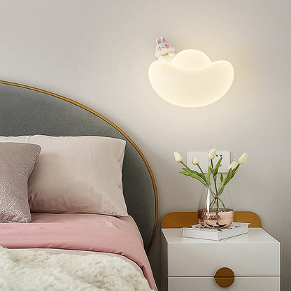 Kids Gold Bullion Animal Wealthy God LED Wall Sconce Lamp
