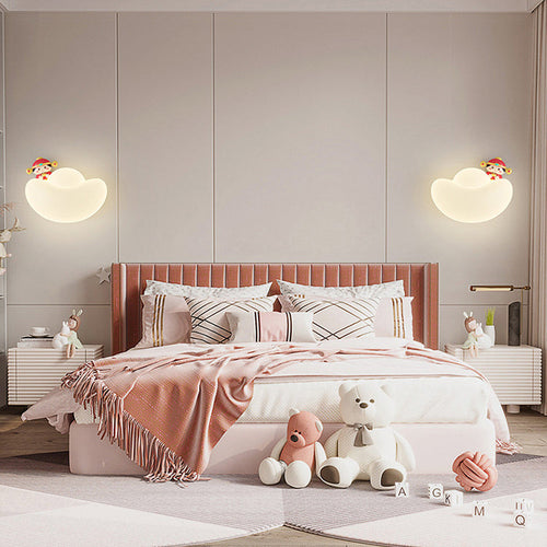 Kids Gold Bullion Animal Wealthy God LED Wall Sconce Lamp