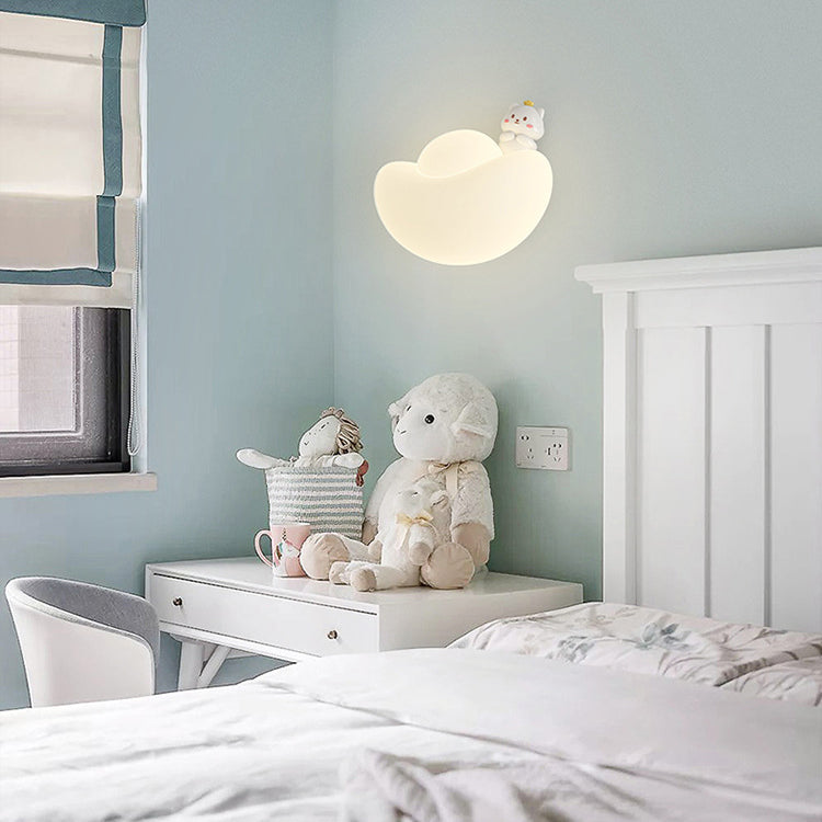 Kids Gold Bullion Animal Wealthy God LED Wall Sconce Lamp