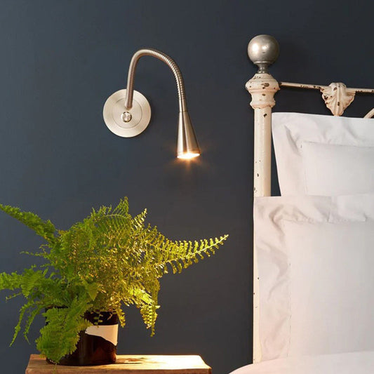 Mid-century Hose Adjustable Reading LED Wall Sconce Lamp