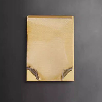 Stainless Rectangular Book-like Folded LED Wall Sconce Lamp