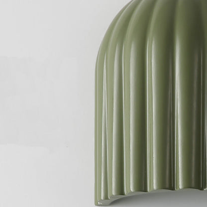 French Iron Resin Oval Striped 2-Light Wall Sconce Lamp