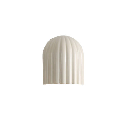 French Iron Resin Oval Striped 2-Light Wall Sconce Lamp