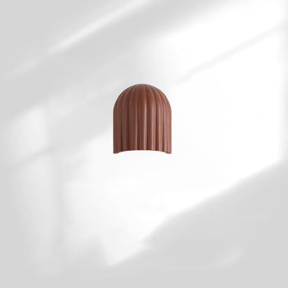 French Iron Resin Oval Striped 2-Light Wall Sconce Lamp
