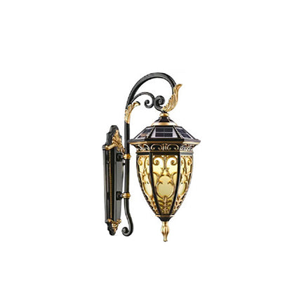 Solar Flower Mansion Pattern 1-Light LED Wall Sconce Lamp