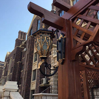 Solar Flower Mansion Pattern 1-Light LED Wall Sconce Lamp