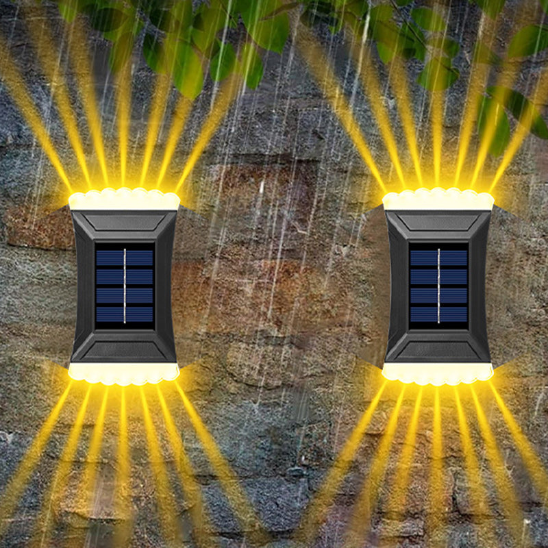 Simplicity ABS Rectangular Cookie LED Wall Sconce Lamp