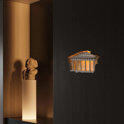 Chinese Palace Human Sensor Recessed LED Wall Sconce Lamp