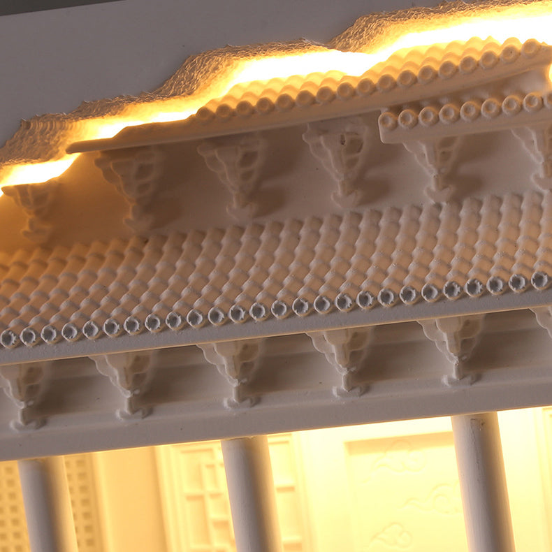 Chinese Palace Human Sensor Recessed LED Wall Sconce Lamp