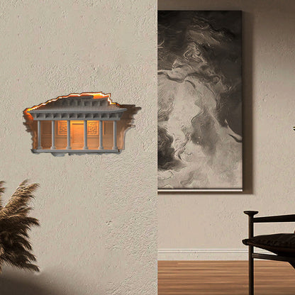 Chinese Palace Human Sensor Recessed LED Wall Sconce Lamp