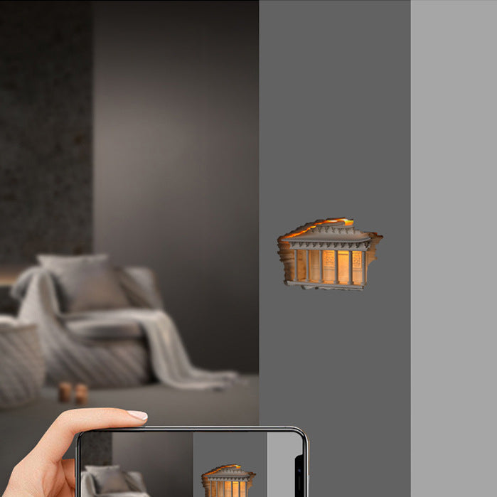 Chinese Palace Human Sensor Recessed LED Wall Sconce Lamp