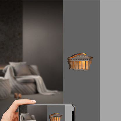 Chinese Palace Human Sensor Recessed LED Wall Sconce Lamp