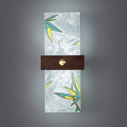Chinese Spindrift Tree Leaf LED Wall Sconce Lamp