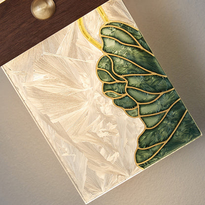 Chinese Spindrift Tree Leaf LED Wall Sconce Lamp
