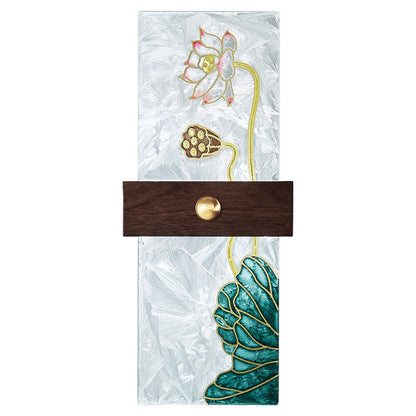 Chinese Spindrift Tree Leaf LED Wall Sconce Lamp