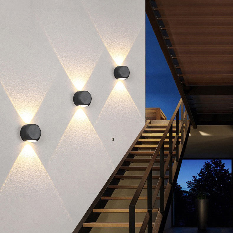 Simplicity Aluminum Dice Cube LED Wall Sconce Lamp