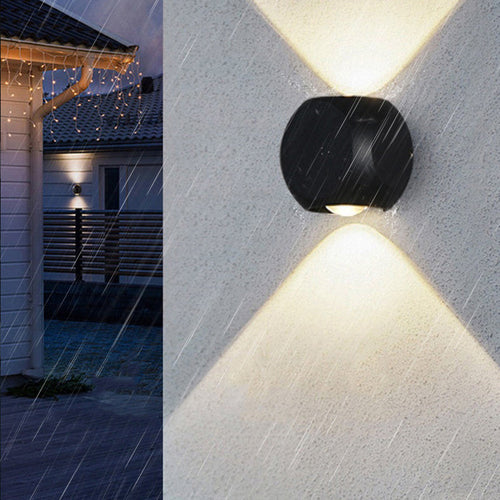 Simplicity Aluminum Dice Cube LED Wall Sconce Lamp