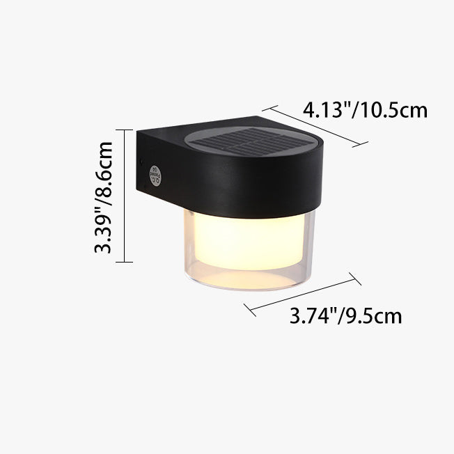 Simplicity ABS Cylinder Square LED Wall Sconce Lamp