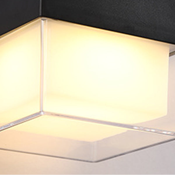 Simplicity ABS Cylinder Square LED Wall Sconce Lamp