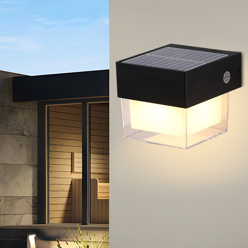 Simplicity ABS Cylinder Square LED Wall Sconce Lamp