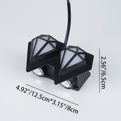 Waterproof Aluminum Acrylic Diamond LED Wall Sconce Lamp