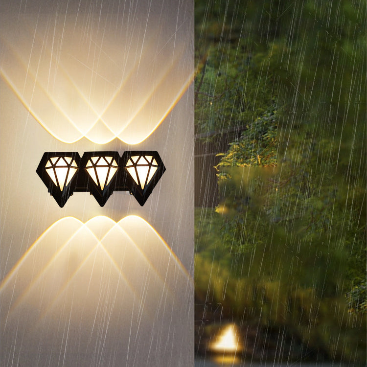 Waterproof Aluminum Acrylic Diamond LED Wall Sconce Lamp