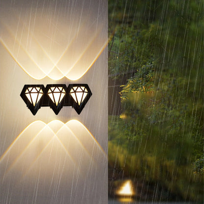 Waterproof Aluminum Acrylic Diamond LED Wall Sconce Lamp