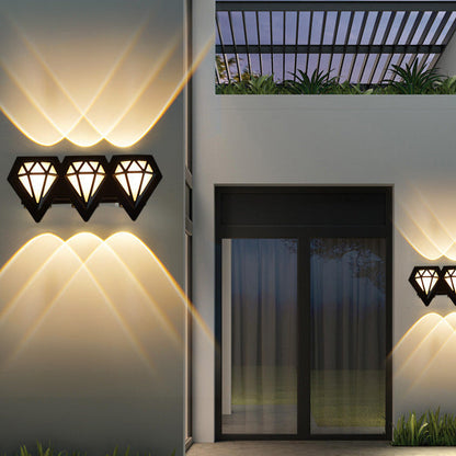 Waterproof Aluminum Acrylic Diamond LED Wall Sconce Lamp