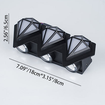 Waterproof Aluminum Acrylic Diamond LED Wall Sconce Lamp
