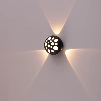 Waterproof Aluminum Round Bubble LED Wall Sconce Lamp