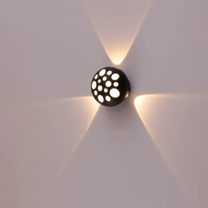 Waterproof Aluminum Round Bubble LED Wall Sconce Lamp