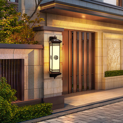 Chinese Happiness Wealth Pattern LED Wall Sconce Lamp