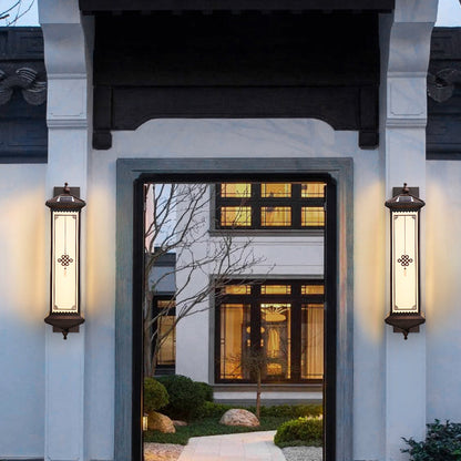 Chinese Happiness Wealth Pattern LED Wall Sconce Lamp