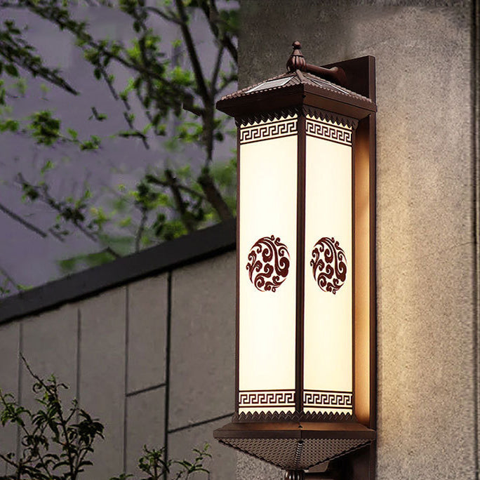 Chinese Happiness Wealth Pattern LED Wall Sconce Lamp