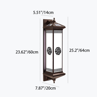 Chinese Happiness Wealth Pattern LED Wall Sconce Lamp