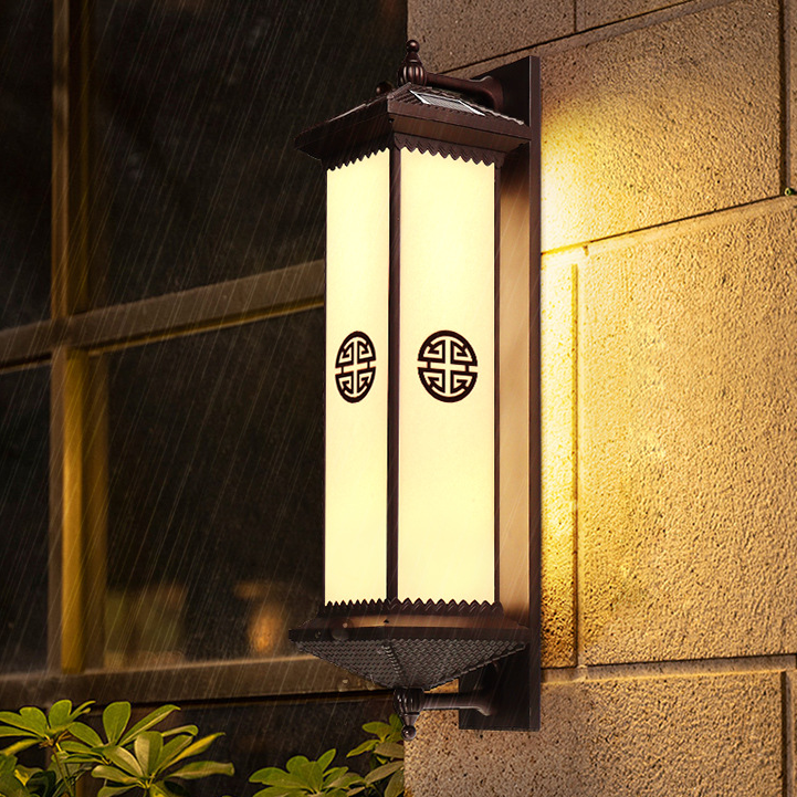 Chinese Happiness Wealth Pattern LED Wall Sconce Lamp