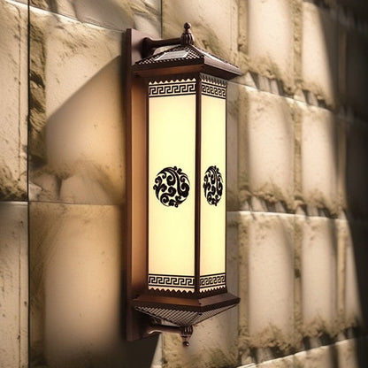Chinese Happiness Wealth Pattern LED Wall Sconce Lamp