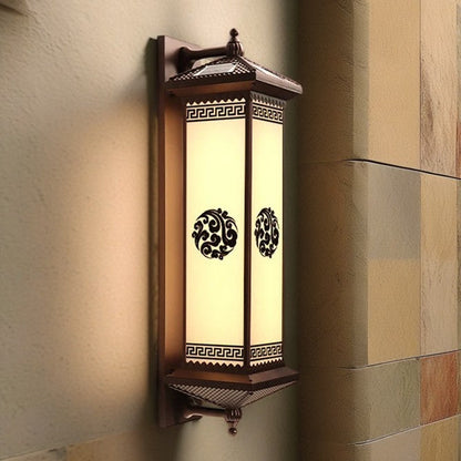 Chinese Happiness Wealth Pattern LED Wall Sconce Lamp