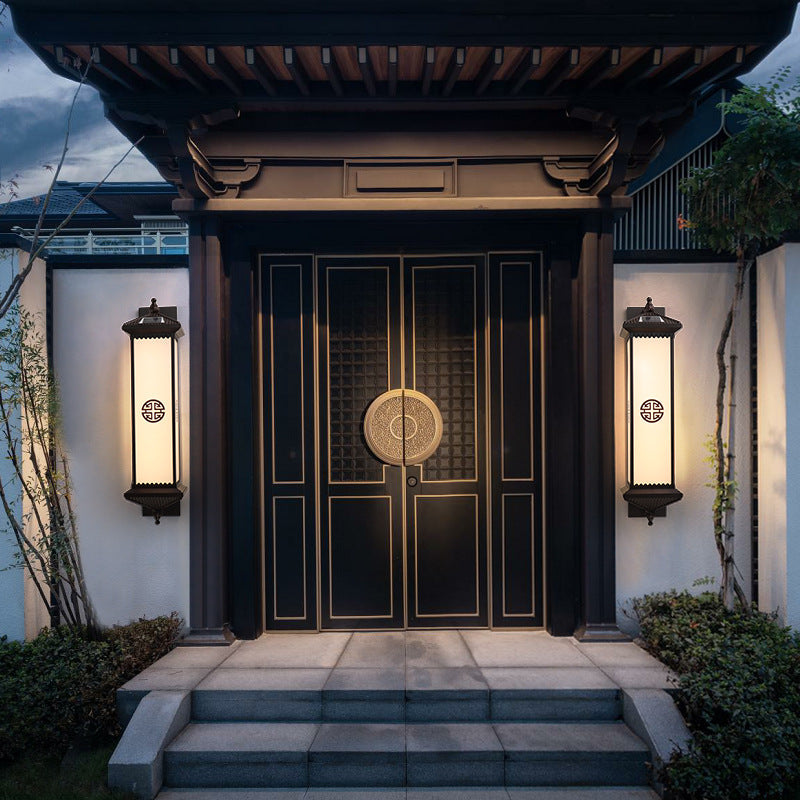Chinese Happiness Wealth Pattern LED Wall Sconce Lamp