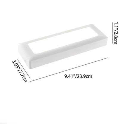 Waterproof PC PS Rectangular Recessed LED Wall Sconce Lamp