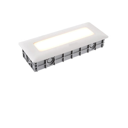Waterproof PC PS Rectangular Recessed LED Wall Sconce Lamp