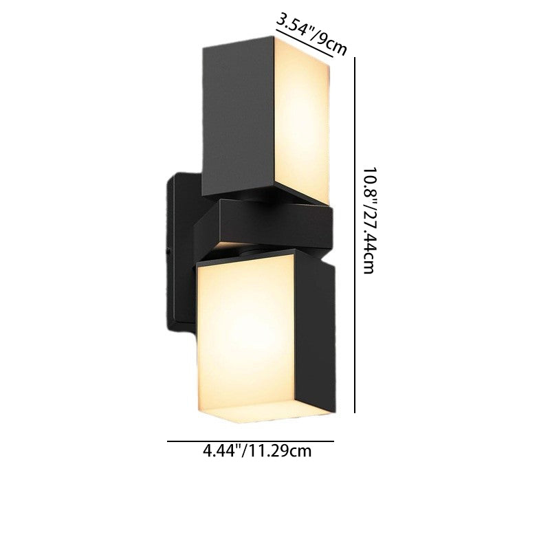 Simplicity Rotatable Rectangular LED Wall Sconce Lamp