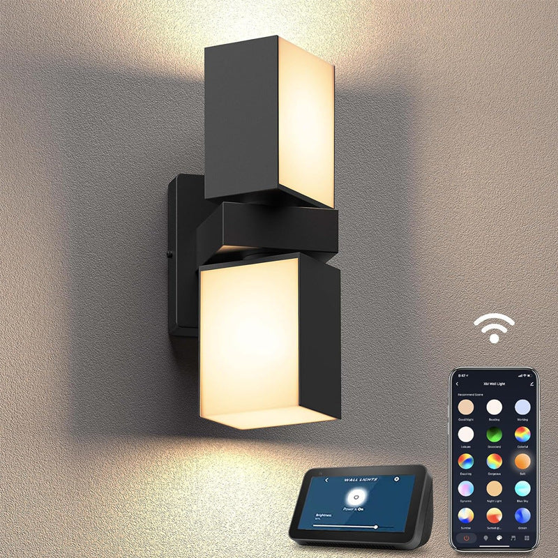 Simplicity Rotatable Rectangular LED Wall Sconce Lamp