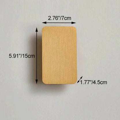 Nordic Minimalist Aluminum Flat Panel LED Wall Sconce