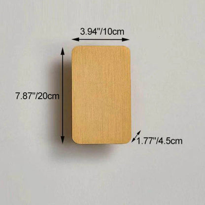 Nordic Minimalist Aluminum Flat Panel LED Wall Sconce