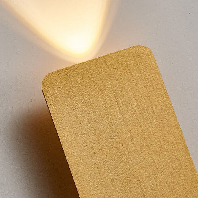 Nordic Minimalist Aluminum Flat Panel LED Wall Sconce