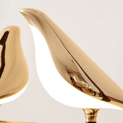 Zinc Alloy Acrylic Bird Adjustable LED Wall Sconce Lamp