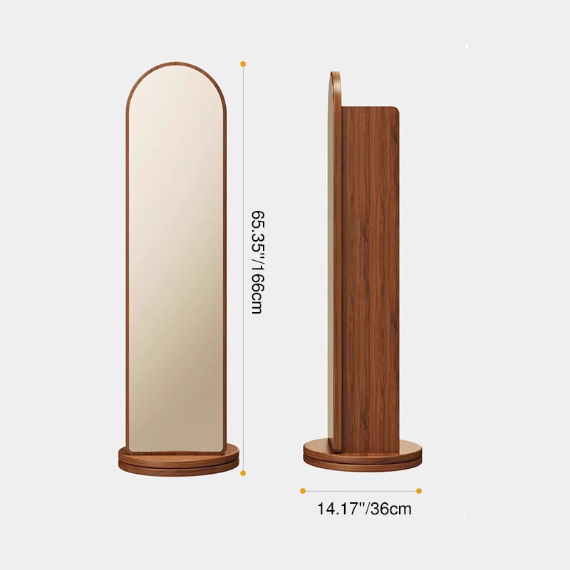 Modern Fiberboard Floor Mirror
