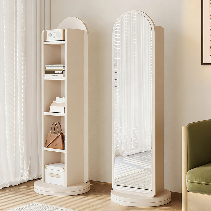 Modern Fiberboard Floor Mirror